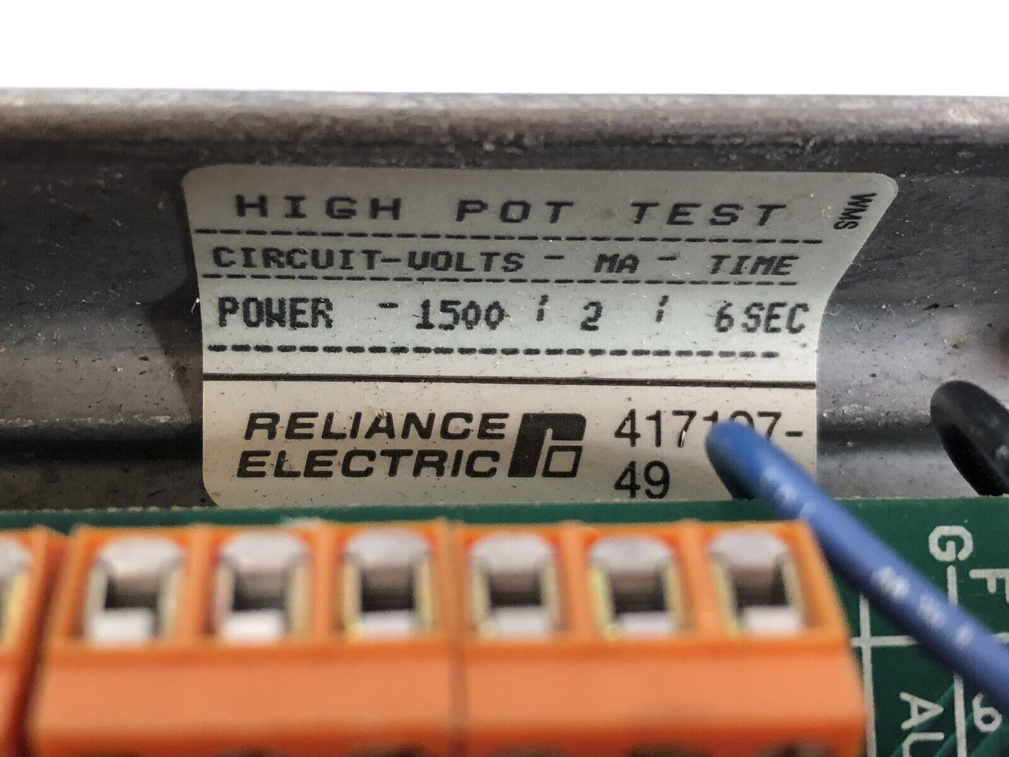 Reliance Electric 417197-49,14C10u Minpak Plus Dc Drive,3/4Hp,90Vdc Tach Fdbk,Dh