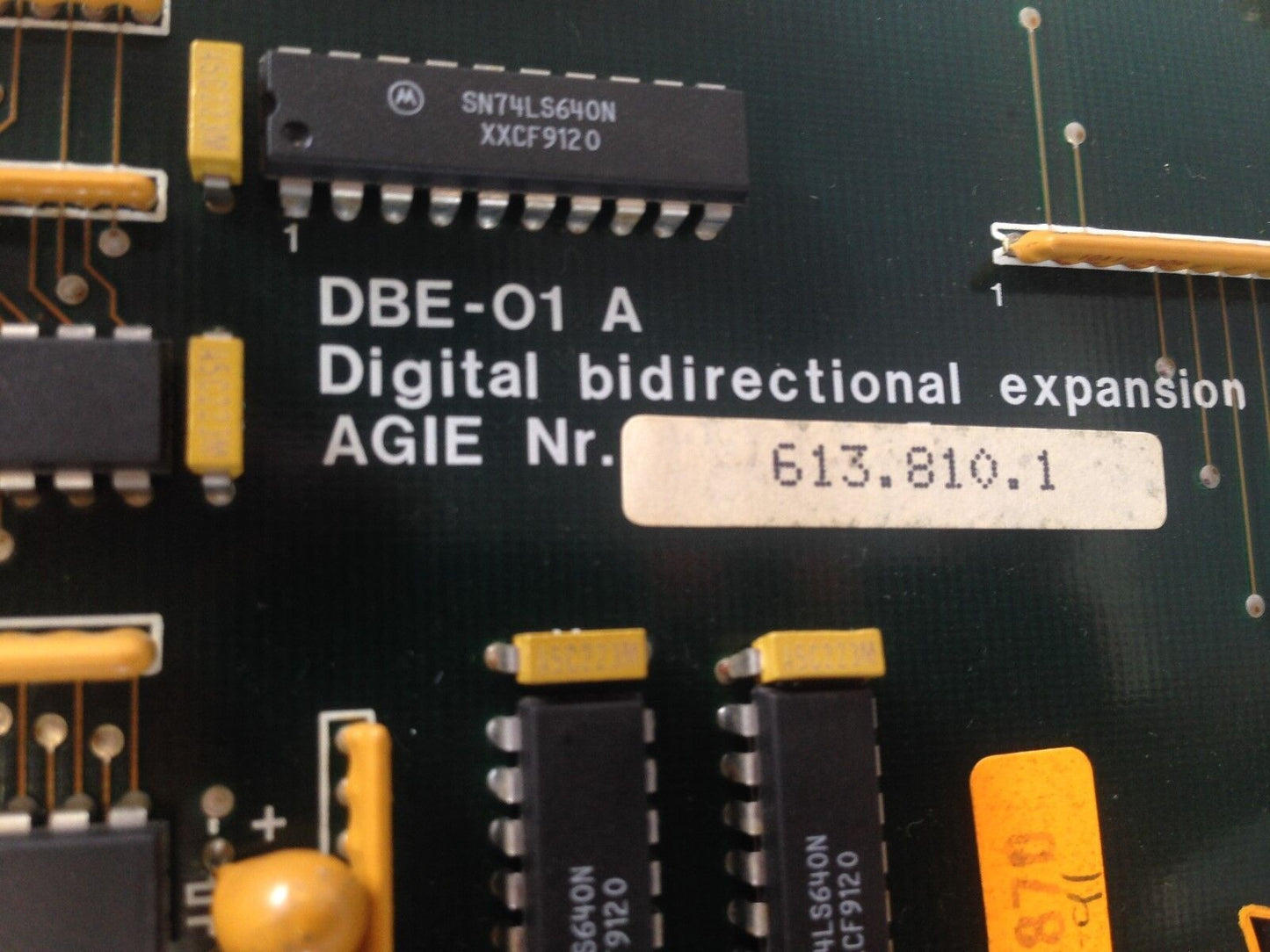 Agie 613.810.1 Dbe-01A Digital Bidirectional Expansion Pcb Card Dbe-O1a,Bx
