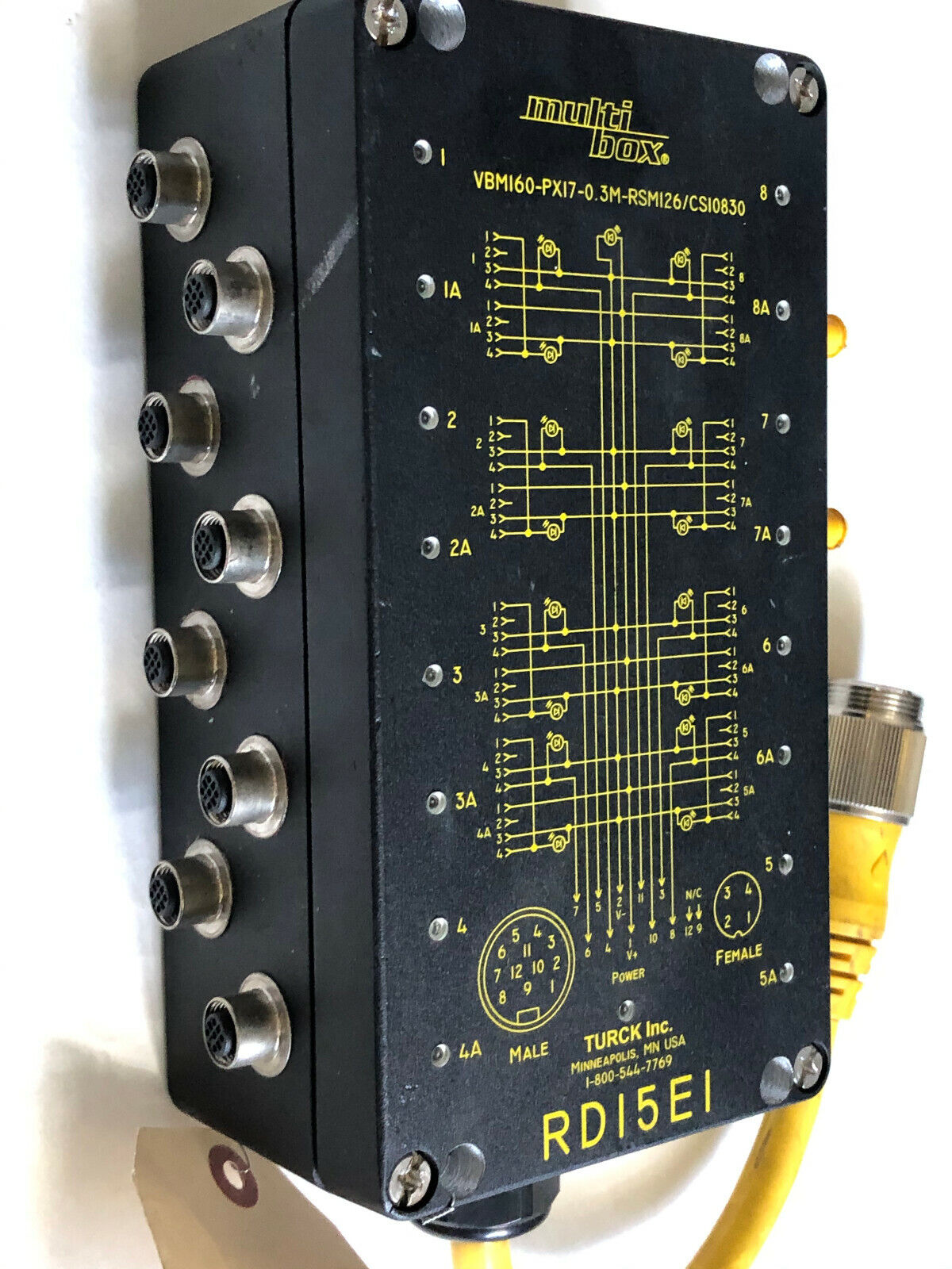 Turck Vbm160-Px17-0.3M-Rsm126/Cs10830,Vbm160-Px17-0,Rd15e1,Rd15ei,Multi-Box,So