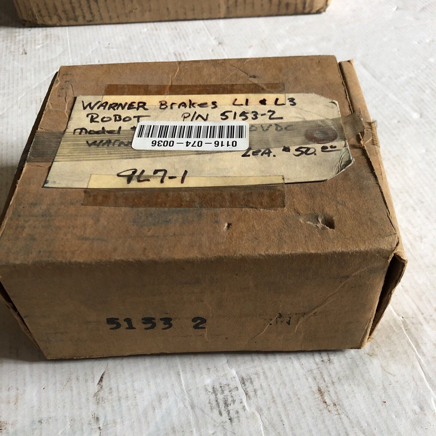 Warner Er-4C0,5153-2,Max Rpm Static Robotic Static Brake,90Vdc,Warner Er-4Co,Bt