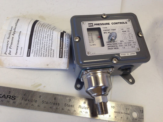New Smc Is2761-103L9-Xj Pressure Switch, Range: 0.05-1.0 M Pa,Bu