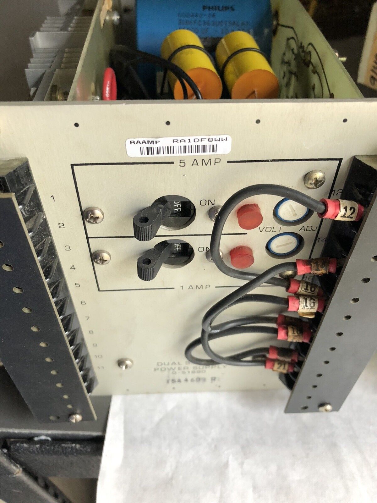 Baldor-Reliance 0-51890 Dual 5.5 Volt Power Supply 0-51660,Tc