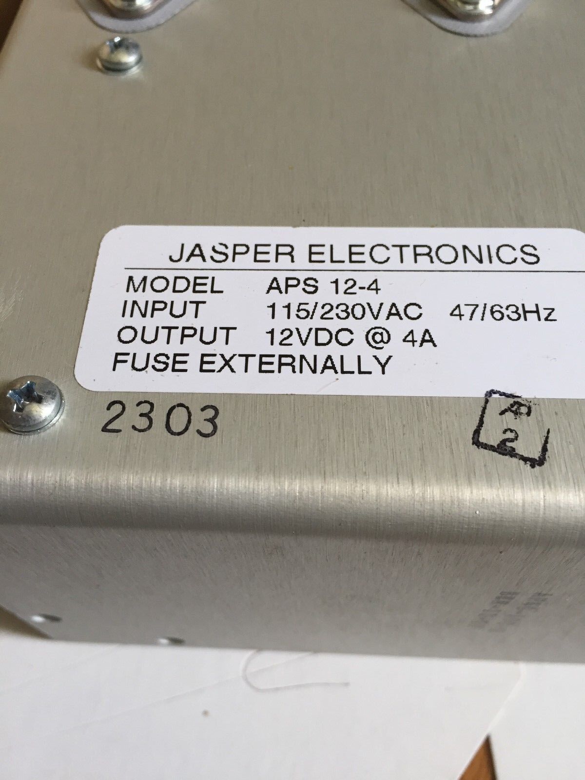 New Jasper Aps124,Aps 12-4 Adtech Power Power Supply 115/230Vac 47/63Hz A4,Ba