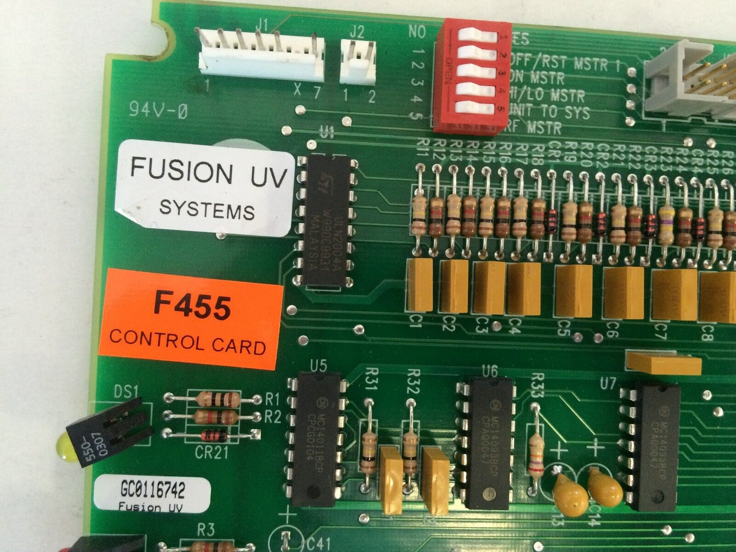 Fusion Uv Curing F455,Fusion Uv 038036 Rev Ap  F455 Control Board,Ec,Ed