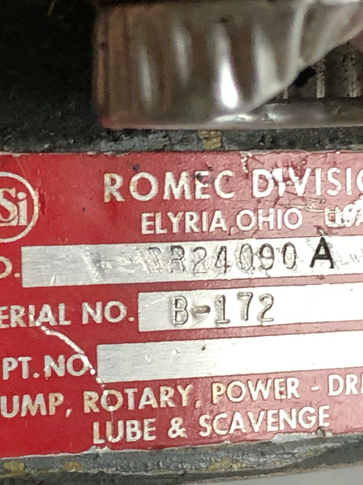 New Lear Romec Rr24090 A Airplane Engine-Driven Fuel Rotary Pump Scav Rr24155,Dl
