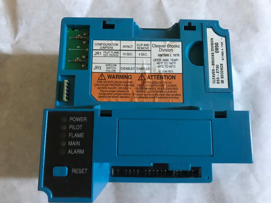 Cleaver Brooks Rm7800l 1079,833-2718,833-2718 Rm7800l 1079,833-2730,Cx,Av