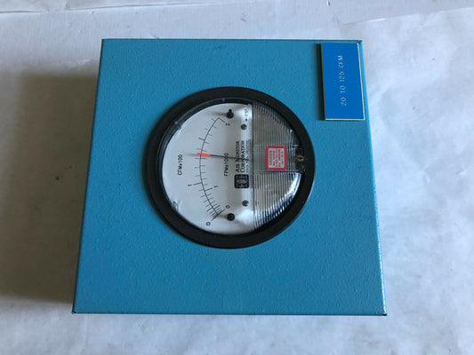Air Monitor M-2157 Cfmx100,Fpmx1000 Meter Wall Stationary 20-125Cfm,Type-S,Cg