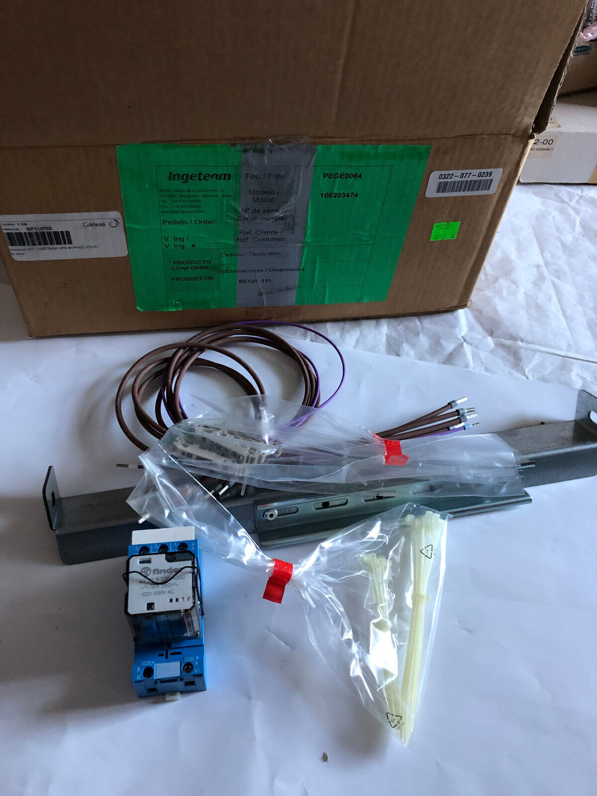 New Ingeteam Gp114702 106203474 Kit Ingeteam Ups Bypass V3-V3.1,Finder 92.03,Ct