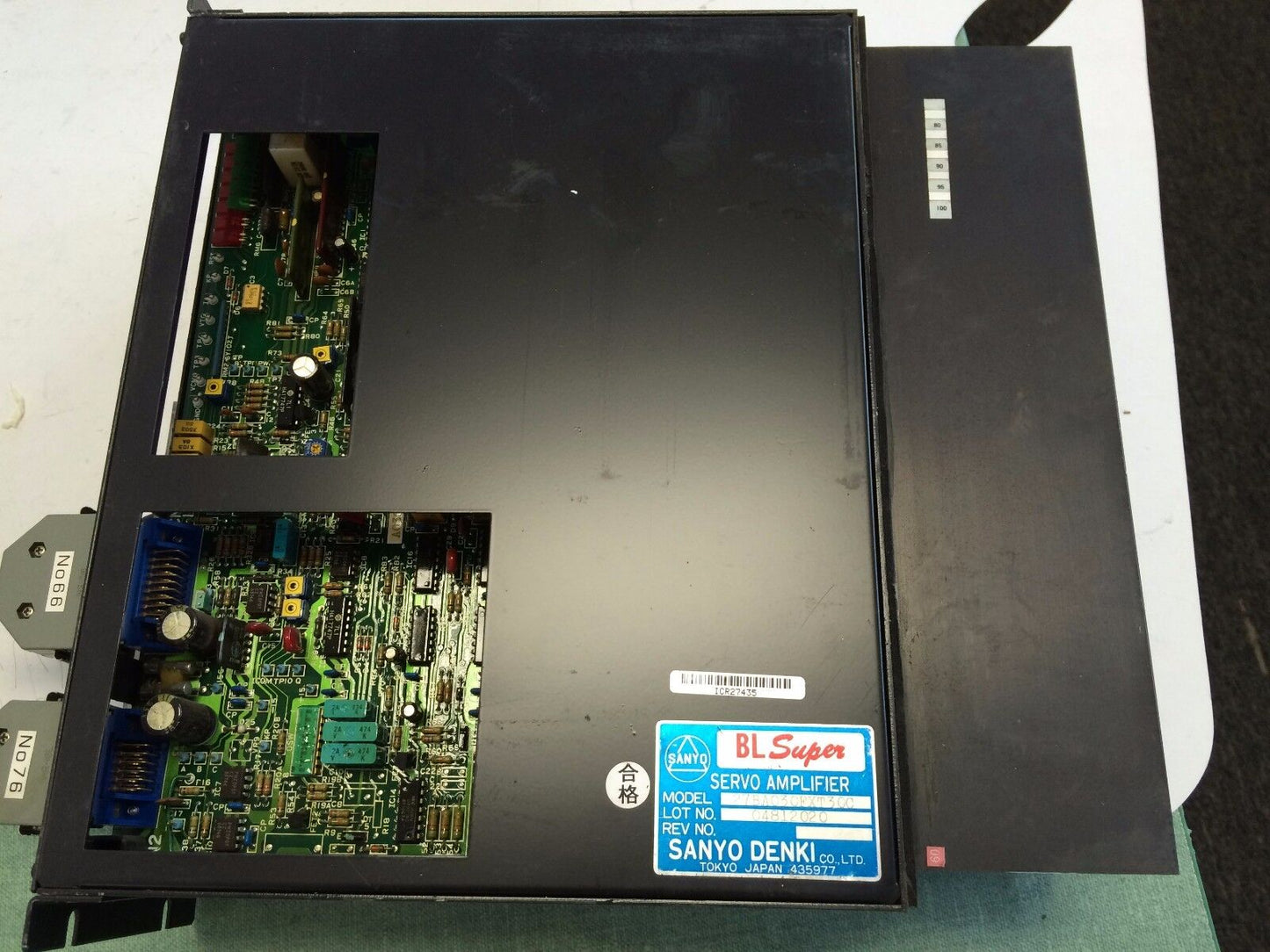 Kawasaki Sanyo Denki 27Ba030fxt30c Servo Amplifier, A030 065B ,Bl Super,Bu