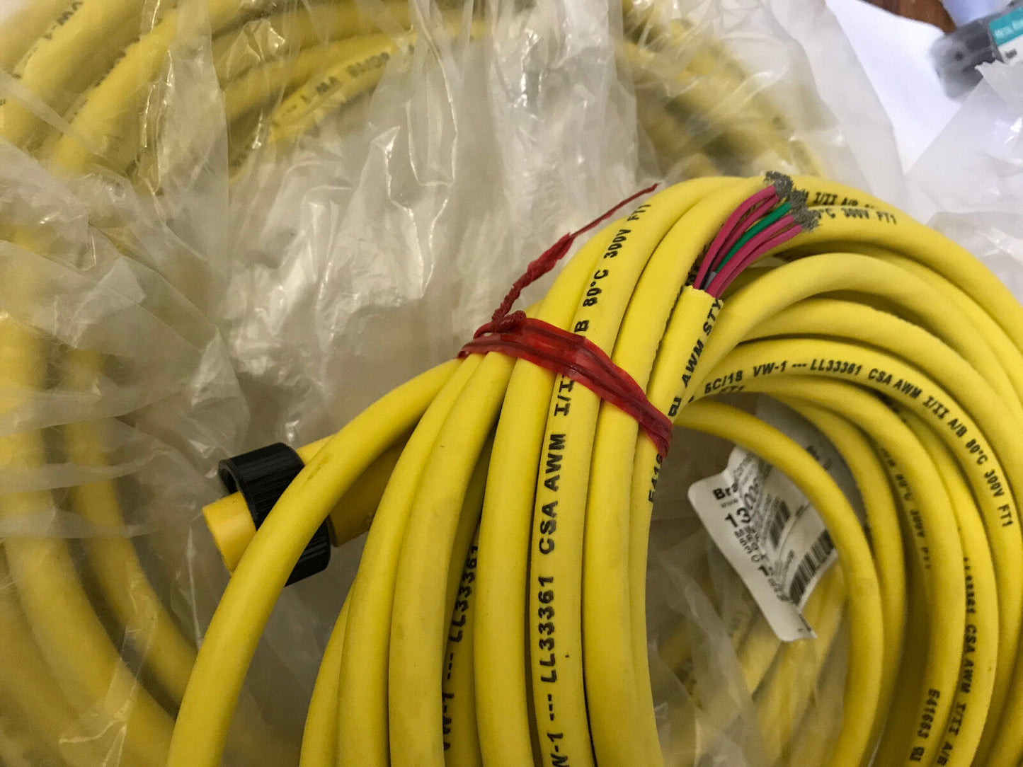 New Brad 1300061307, Brad Woodhead Proximity Switch Cable 1300061307 30',Em
