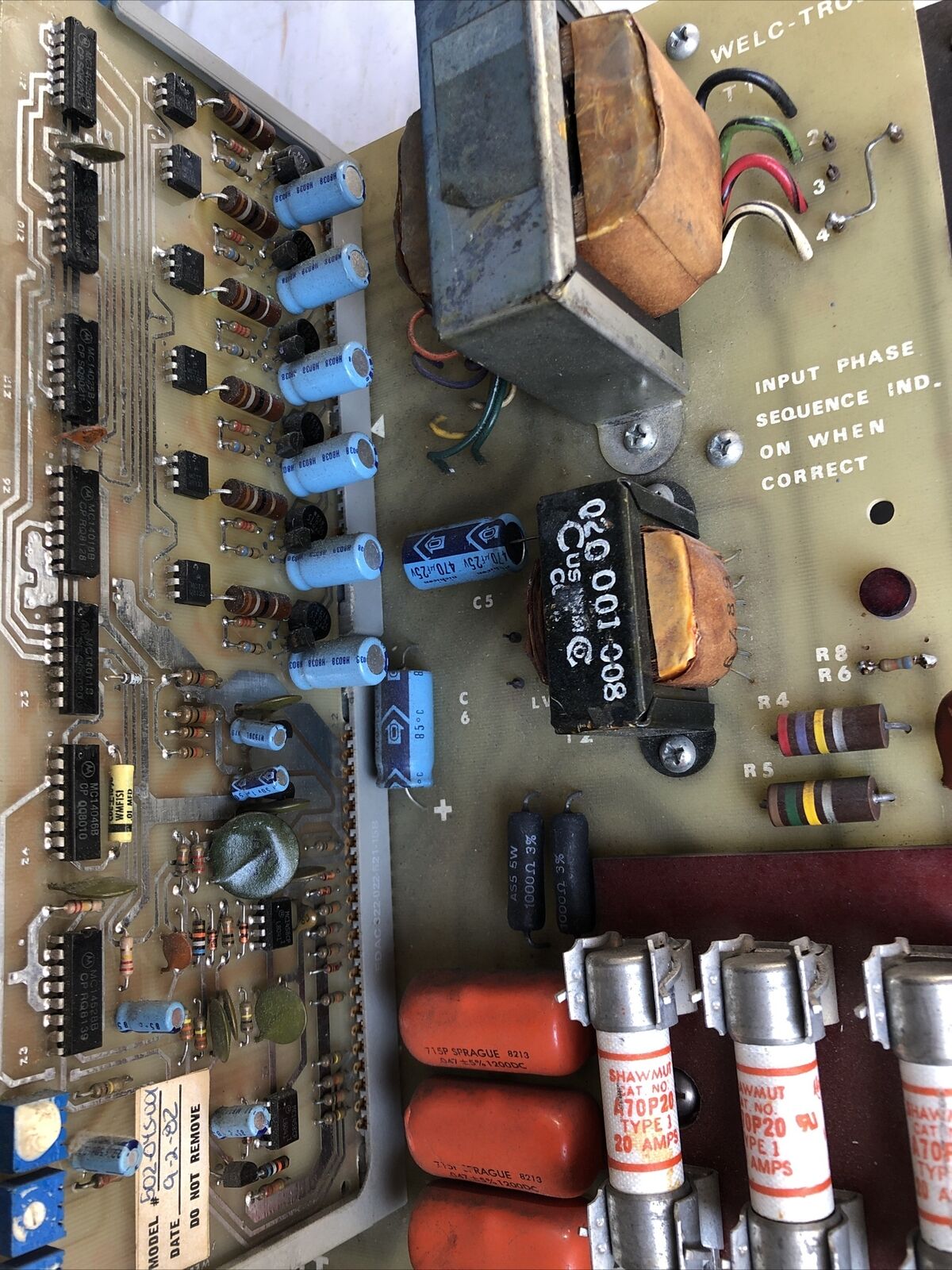 Welcotrol 14020E-00  Welco Analog Controller W/ 502-045-001 480V,Fc