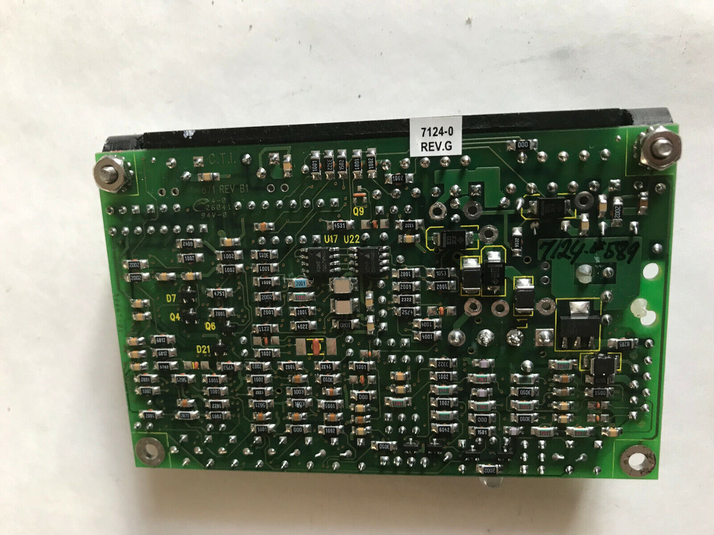 Cambridge Technology 6745-04/14 Revb,7124-0 Galvanometer,Sn