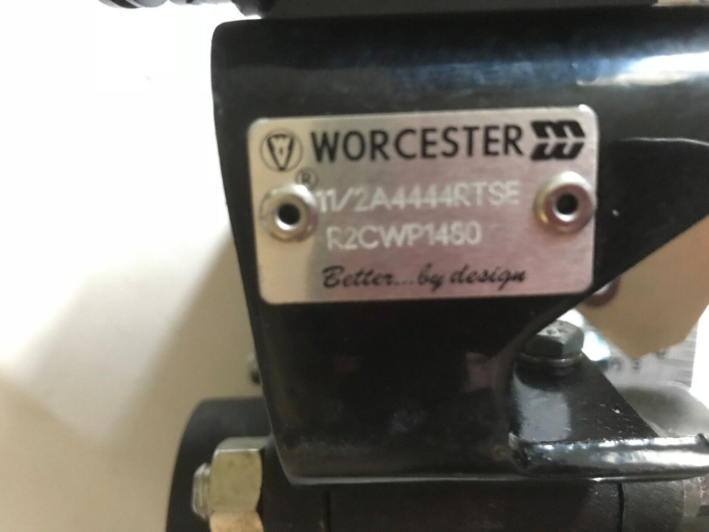 1 1/2 Worcester 11/2A4444rtse,R2cwp1480 Actuator,Series 34,B34,800 In.Lbs,Ei