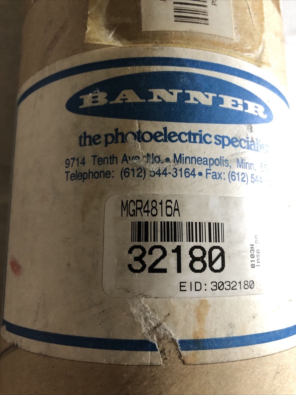 New Banner Mge4816a ,Beam Array,Type4 Emitter 4Ft Machine Guard System ,Bc