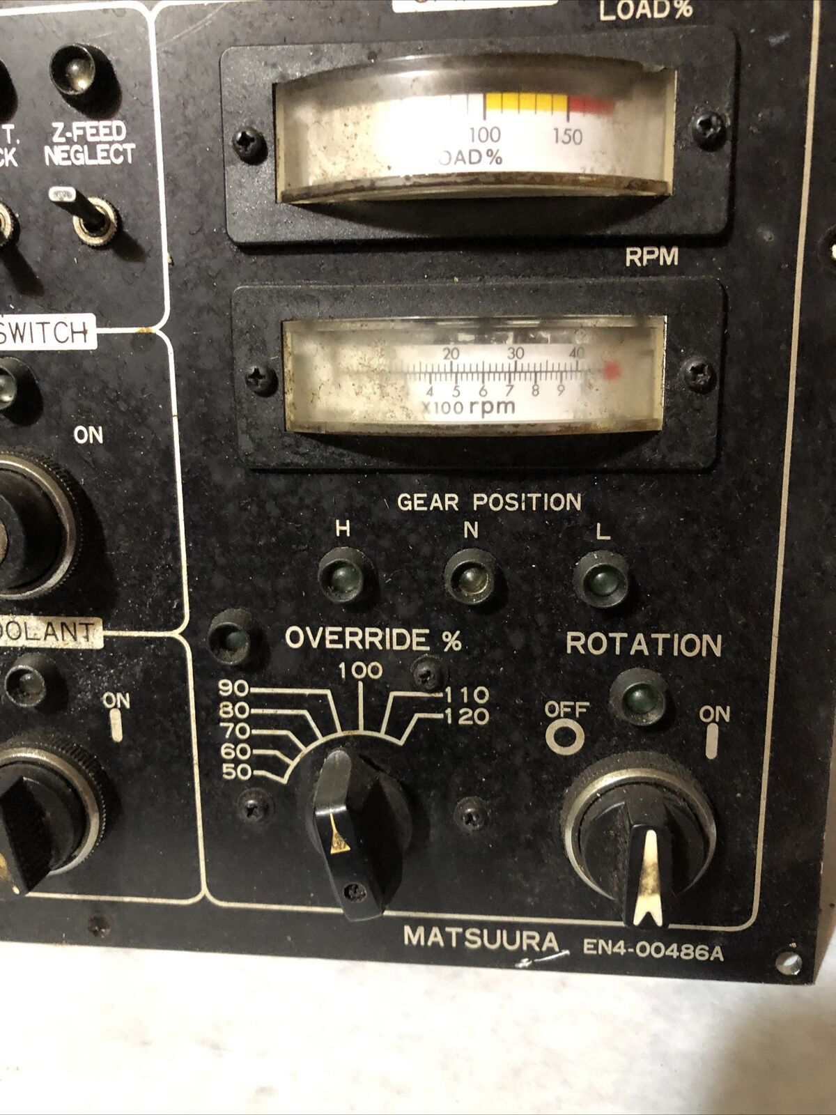 Matsuura En4-00486A Control Panel A860-0201-T001,Bz