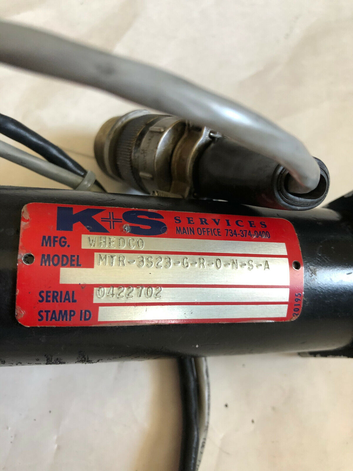 Whedco Mtr-3S23-G-R-0-N-S-A,Whedco Mtr-3S23-G-R-O-N-S-A Motor ,Fe