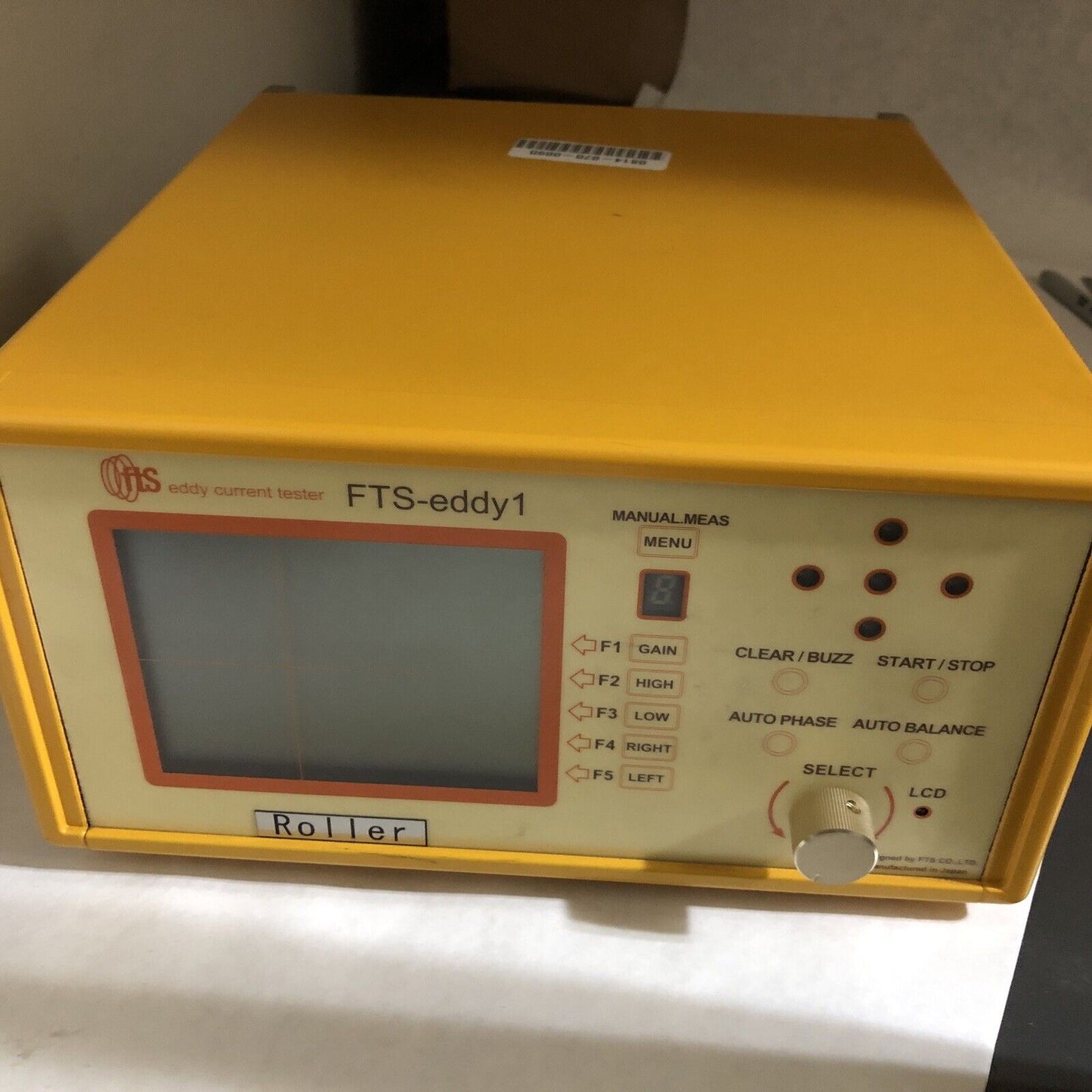 Fts  Fts-Eddy1 Eddy Current Digital Tester,200Vac-Input 20110031 Holder,Bv,Df