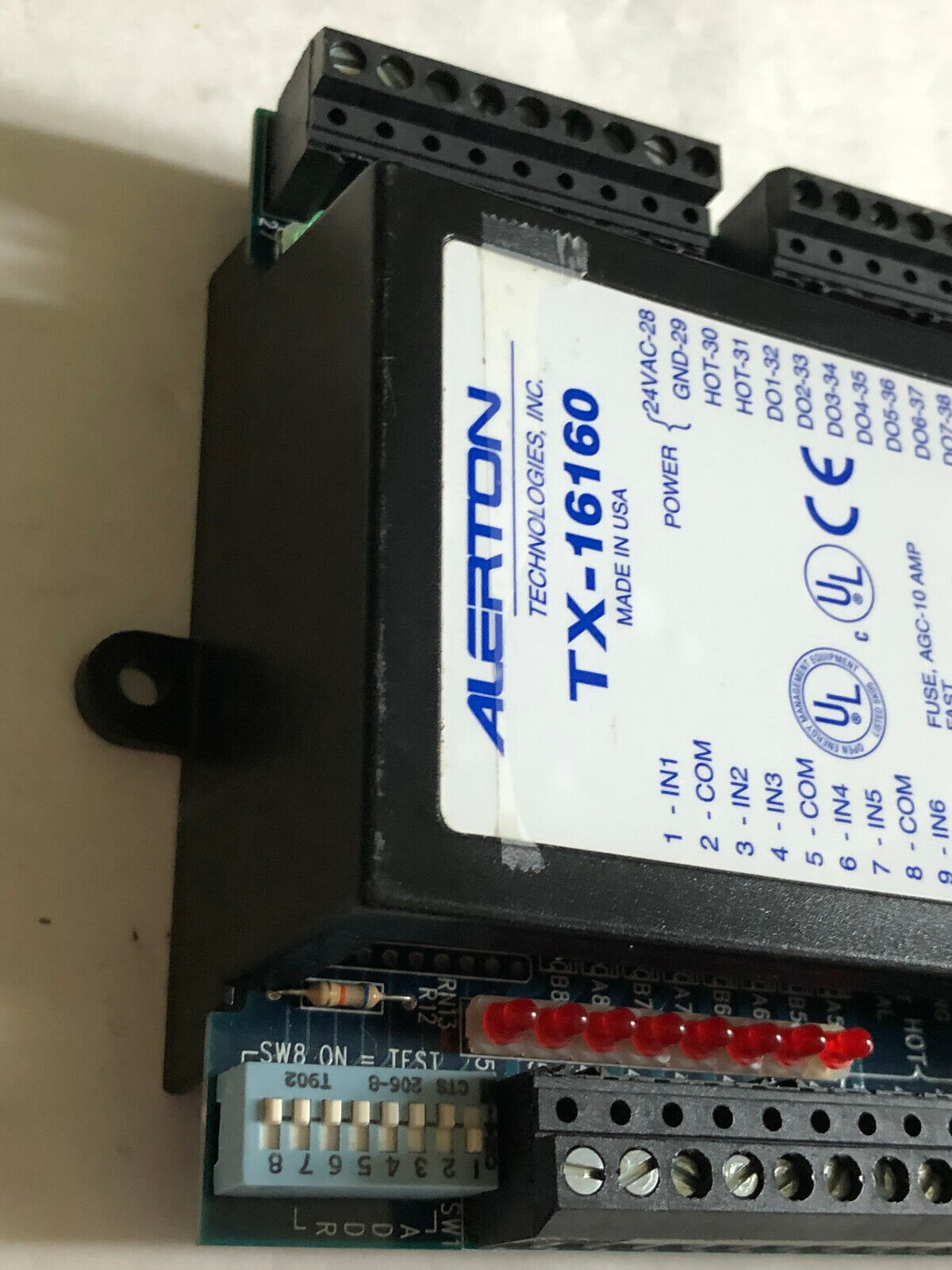 Alerton Tx-16160 Controller Programmable Logic,Ch