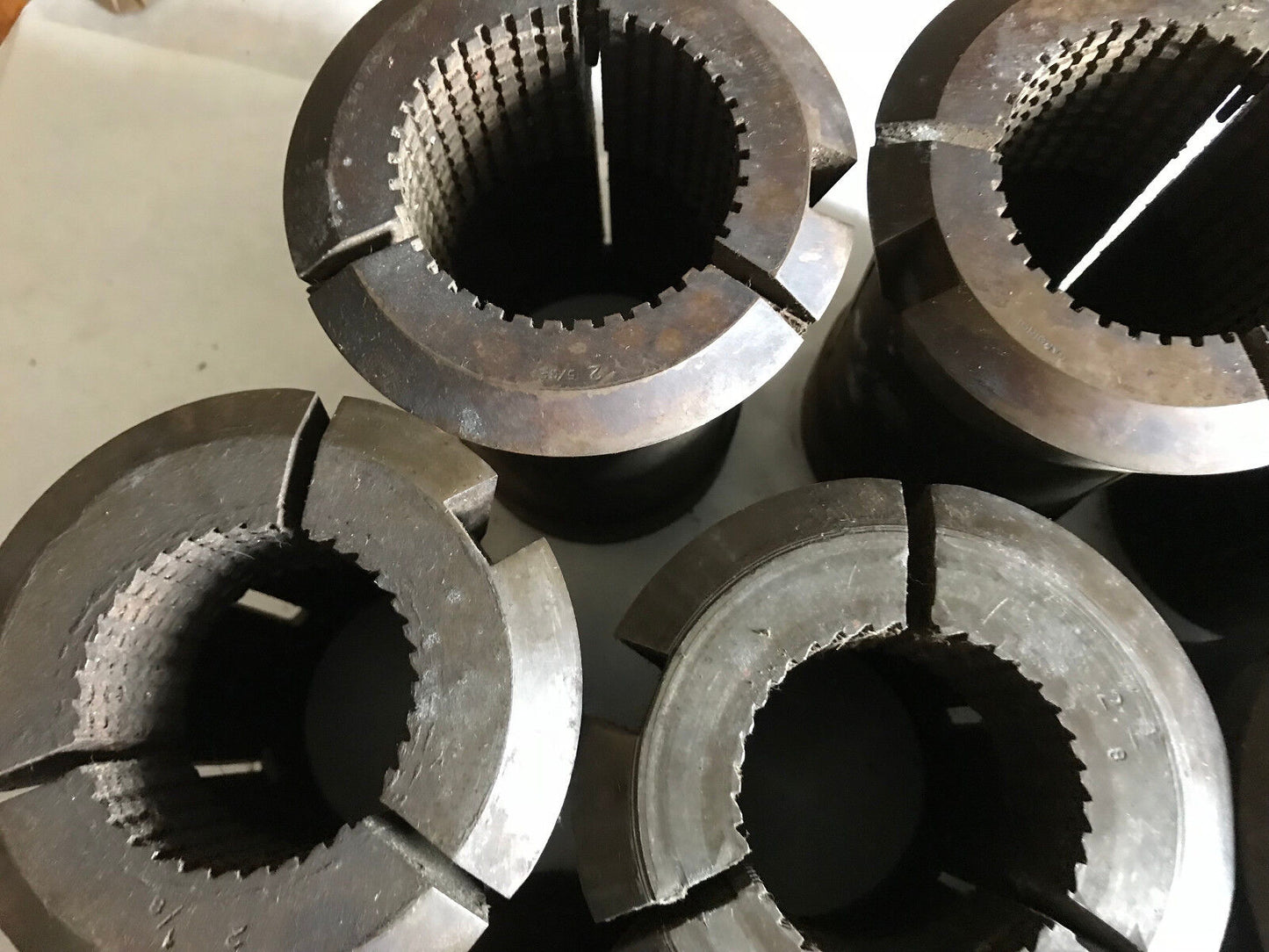 Lot 10 Hardinge 2-5/8" Gridley Round Collet 2-15/32,2 1/8,2 15/32,2 5/8,Aj