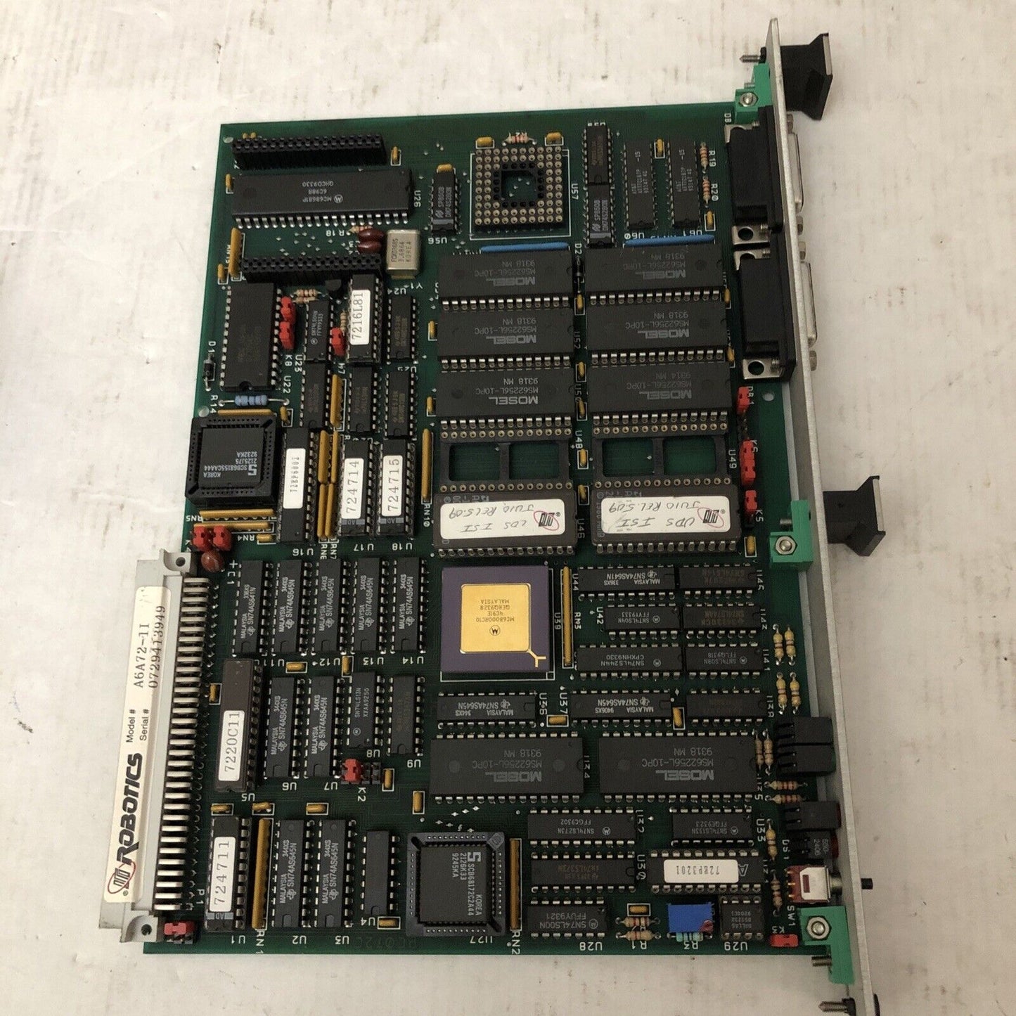 Isi Pc072c,Isi Iac 8000,Robotics A6a72-1I,Norgren  Module,(No Pc021a),Cz