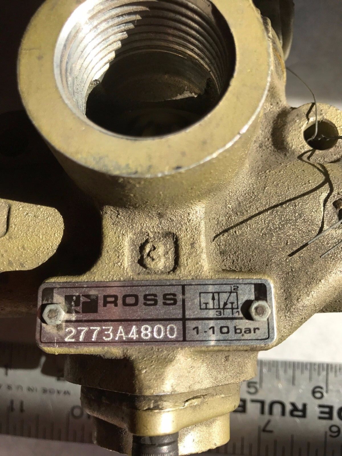 New Ross 2773A4800 Solenoid Pilot Valve/Regulator,1-10Bar,Va 26,110V,Ross X-1,Bl