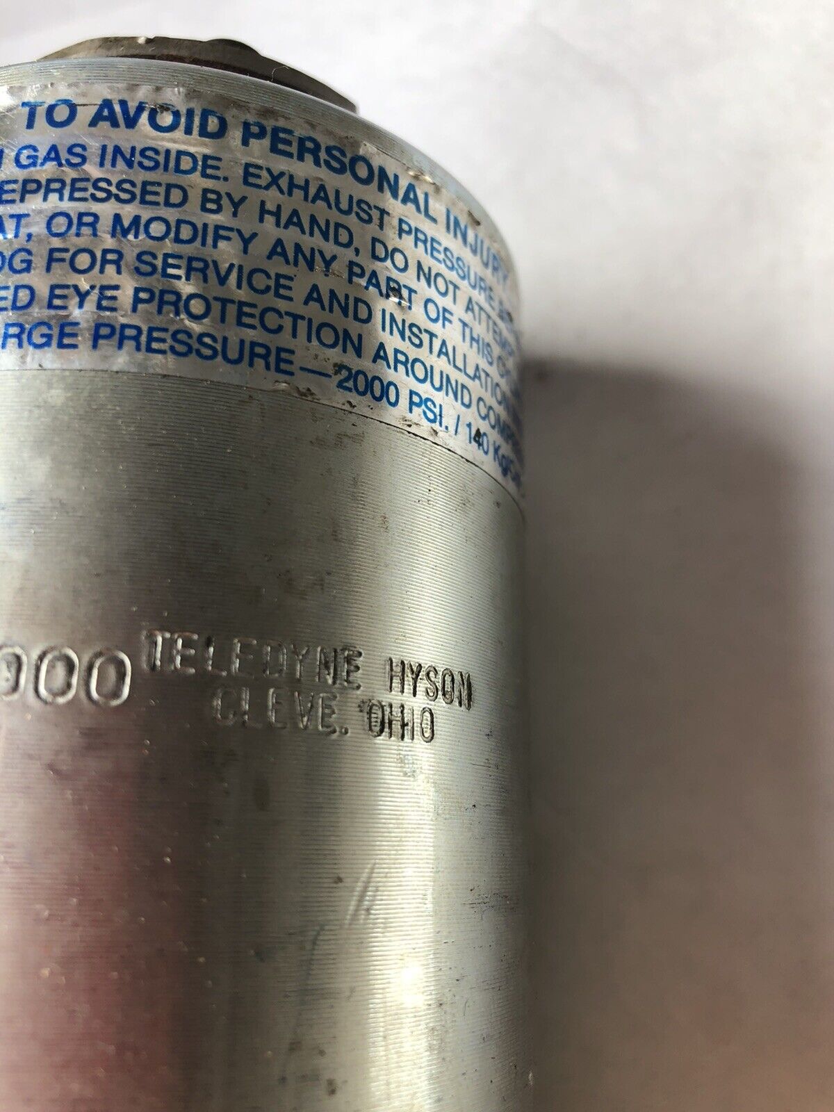 New Teledyne Tnk-30 X 2 Y C 56-150-7000 Nitrogen Gas Spring,4,691.902,Ag