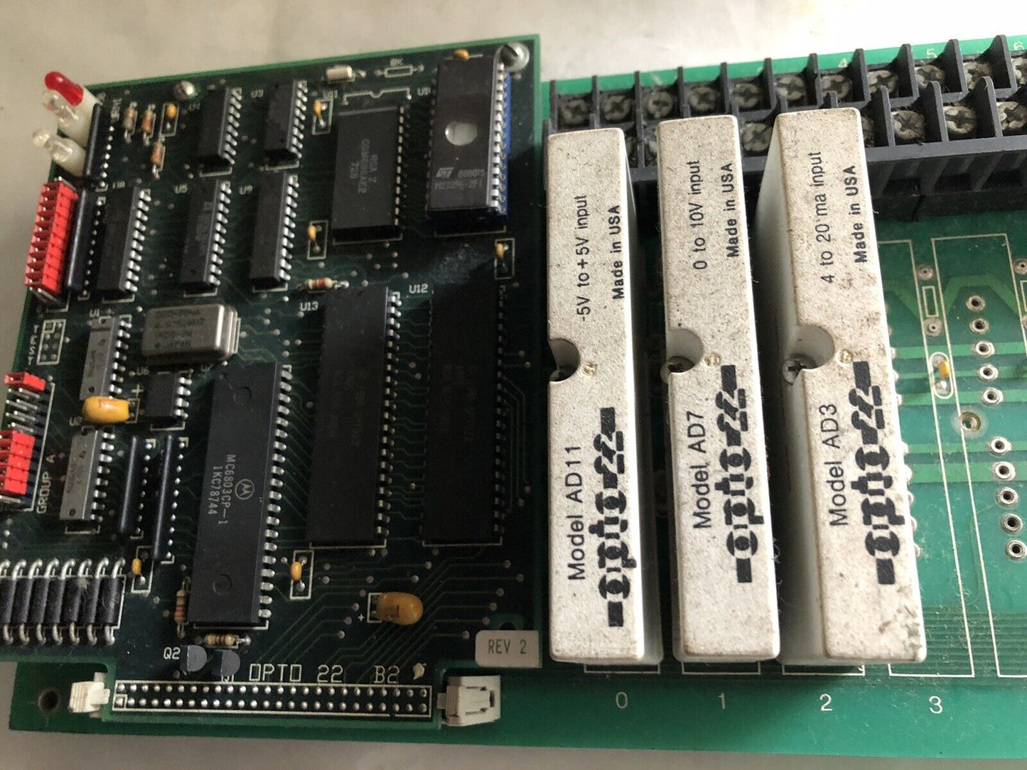 Opto 001774D,Ad11,Ad7,Ad3 Pcb Board,Tk