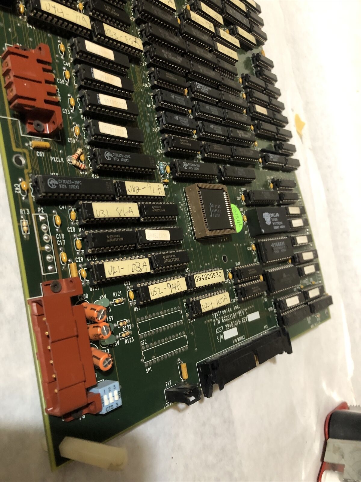 Systronics 89053181 Rec.C, 89482016  Circuit Board W/ 89482037 Bt121,Bv