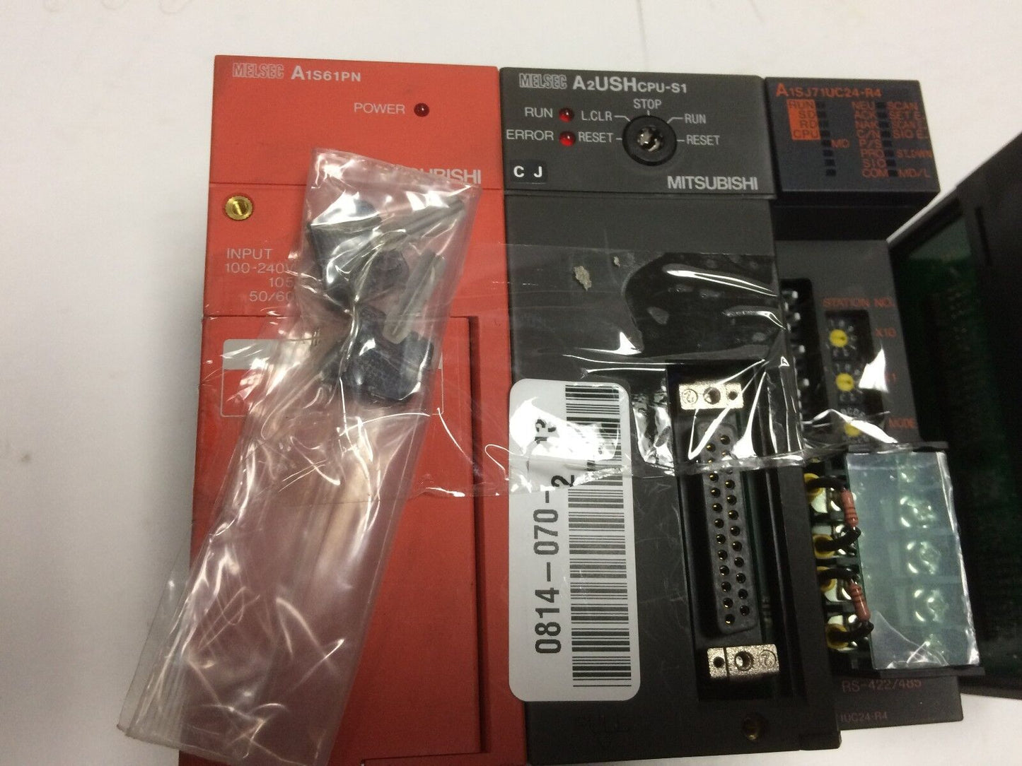 Mitsubishi A2ushcpu-S1,A1s35b,Plc System,A2ushcpu-S1,A1s61pn,A1sj1uc24-R4,Bv