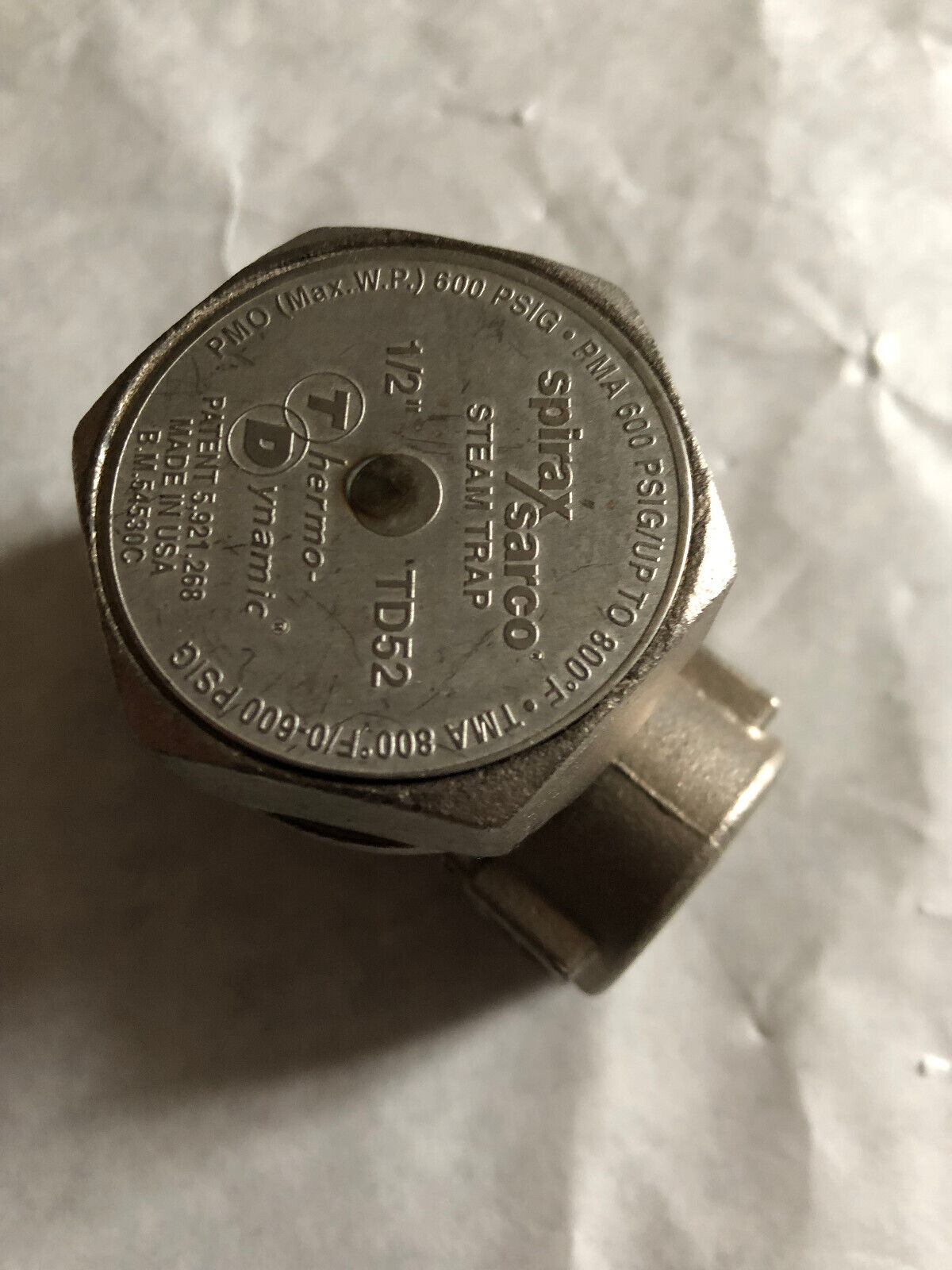 New 1/2" Spirax Sarco Td52 Steam Trap,Bm 54530C Thermo-Dynamic Steam Trap,Bt