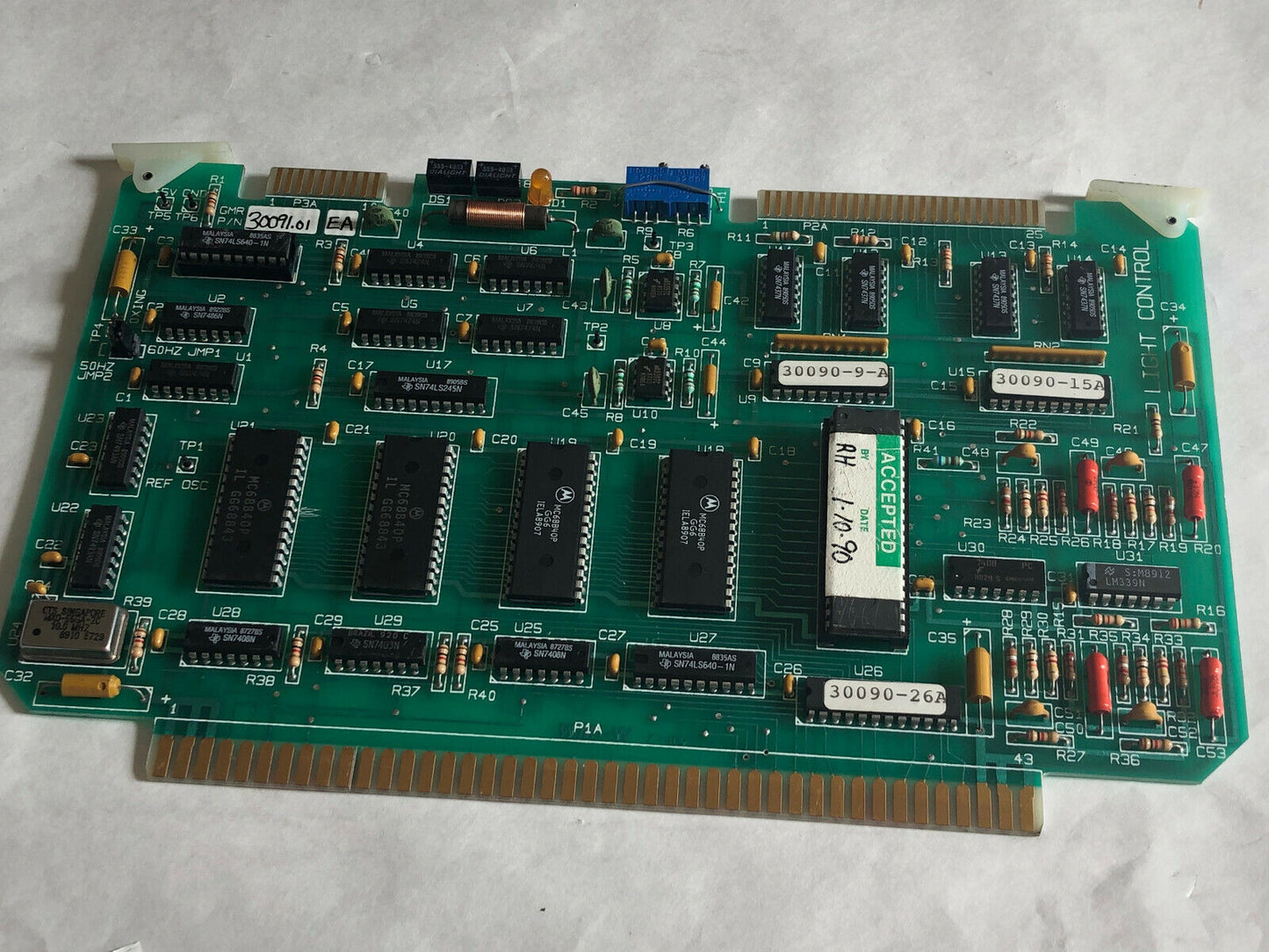 Gmr 30091.01 Ea,Light Control  ,030090 Rev C  Pcb Board,Gmr 30091 01 ,Dc