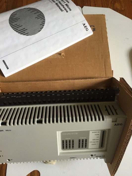 New Modicon 110Cpu41102 Aeg,Cpu Power Supply Ac I/O 230V Micro 110Cpu41102,Td