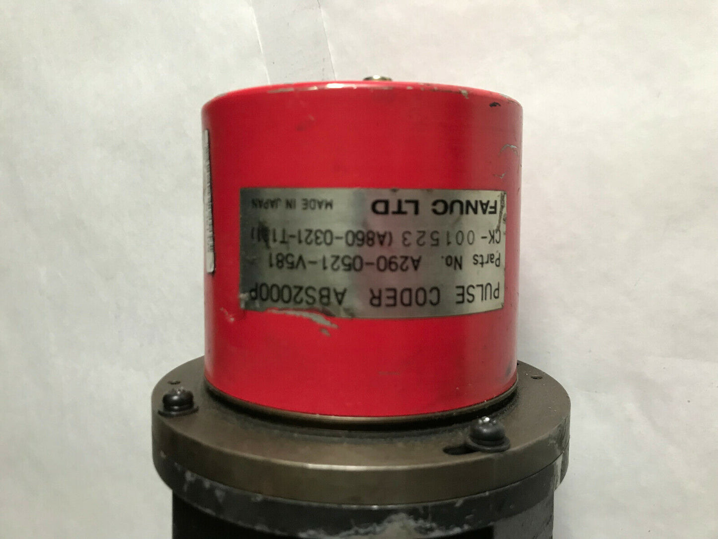 Fanuc A06b-0522-B351-R Ac Servo Motor,  90 Vdc, 2000 Rpm,3Ph,Fanuc 1-0,1-O, Bk