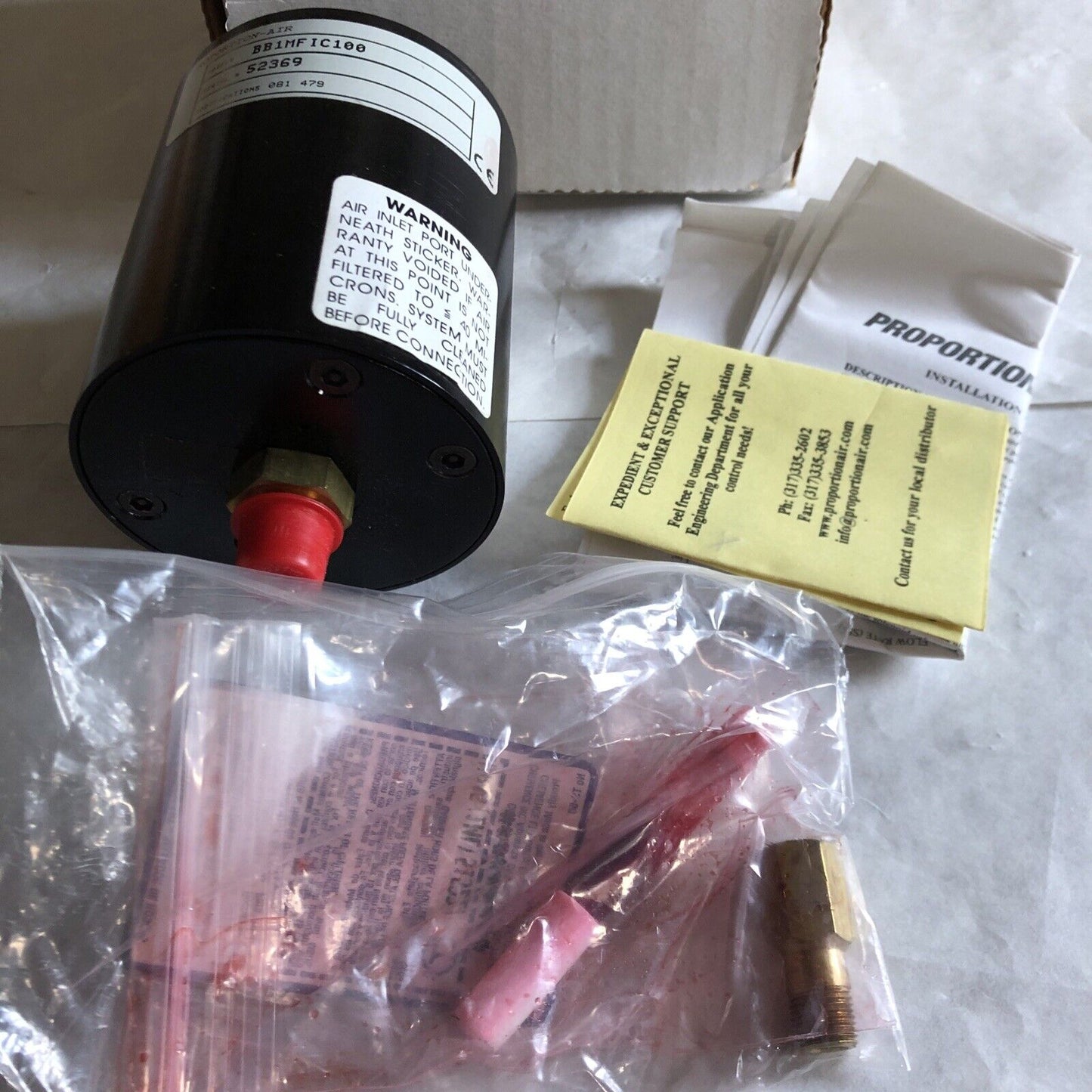 New Proportional Air Bb1mfic100 Electro-Pneumatic Transducer Mod 001 479,Ea