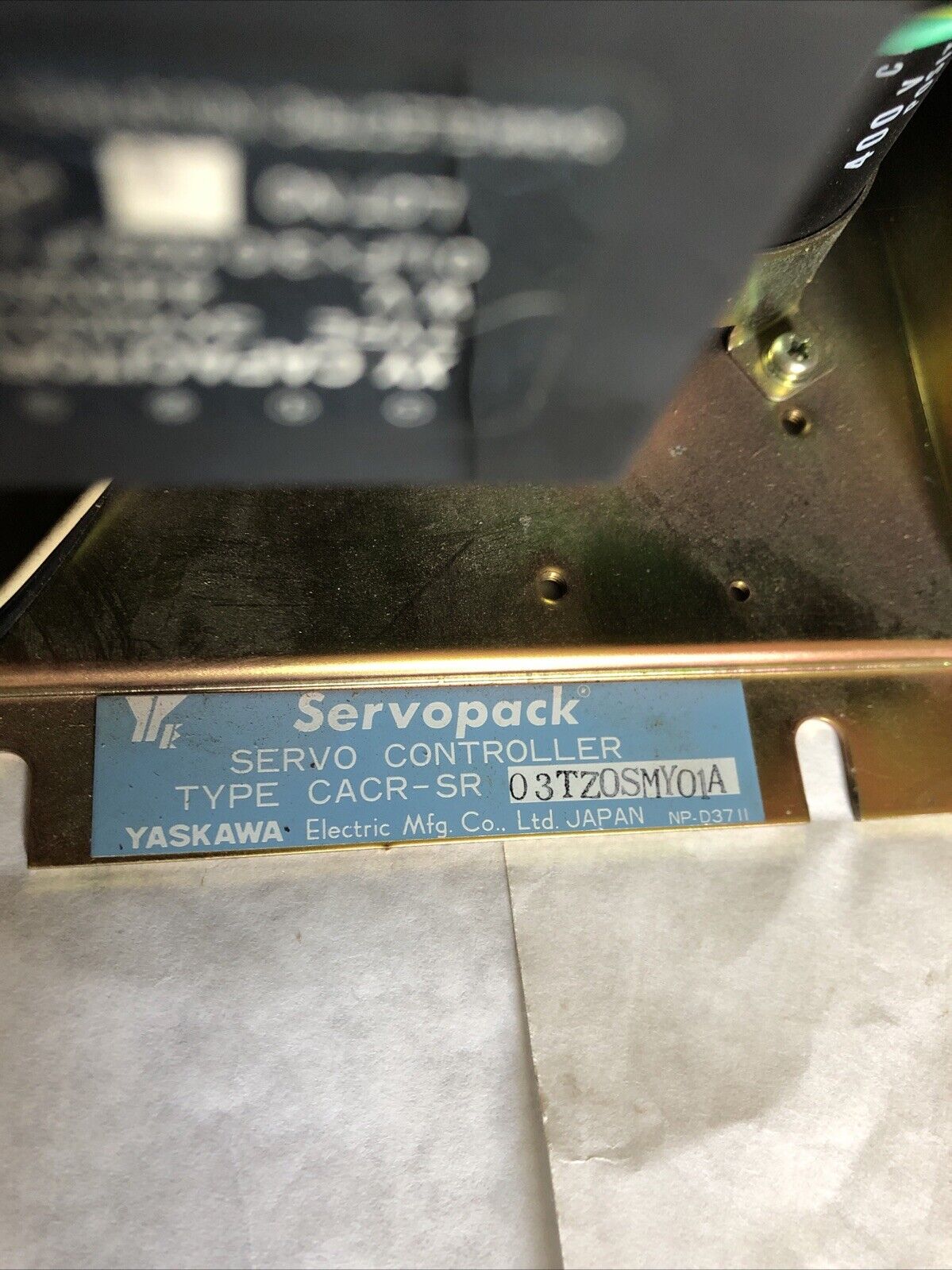 Yaskawa Cacr-Sr03tz0smy01a,Cacr-Sr-03 Tz9smy01a Servopack Servo Drive,Eo