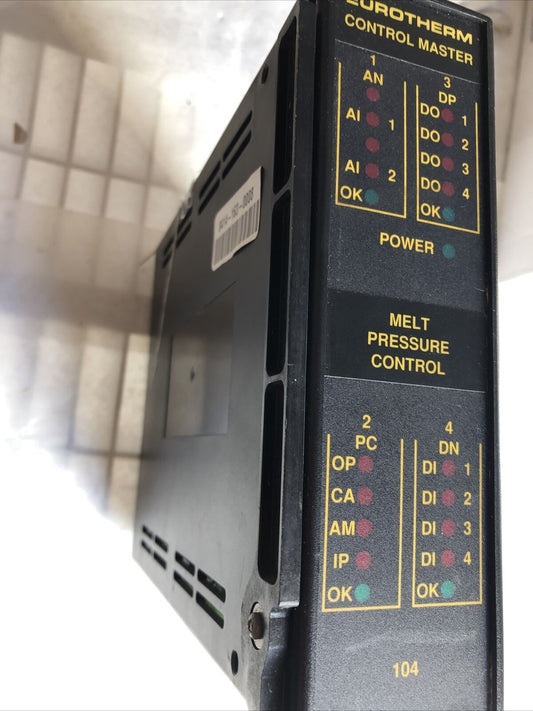 Eurotherm Control Master 104,Ecma2/Fa104/An2/Pc1(V1)/Dp4(1111)/Dn4/(Ao/104/0),Fi