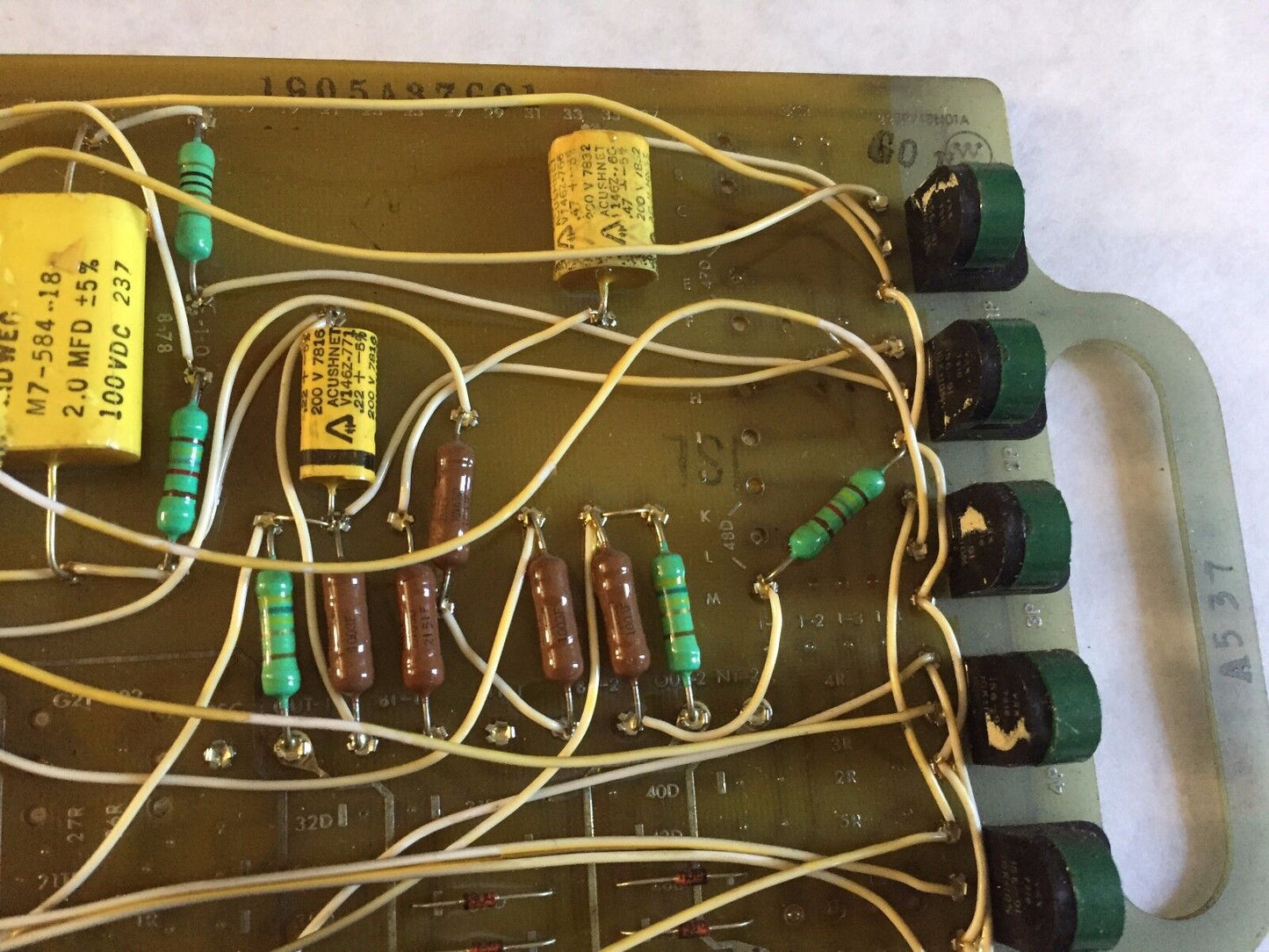 Westinghouse 1905A37g01,Westing House 223P718ho1a Power Electronics,A537,Ed