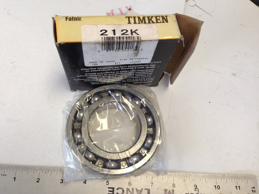 New Timken  Fafnir 212K Radial Ball Bearings, 60Mm X 110Mm X 22Mm,Fd