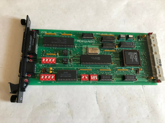 Uson 411-X300 Printer,Uson Print Rs232 Rev.C Circuit Board,Ad,Bv