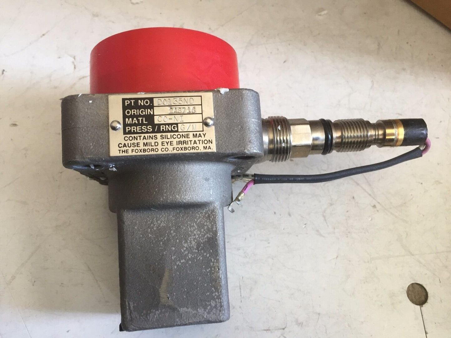 New Foxboro D0135nd Invensys Electric Level Sensor Origin 2A8716 C0-Ni  G/M,Te