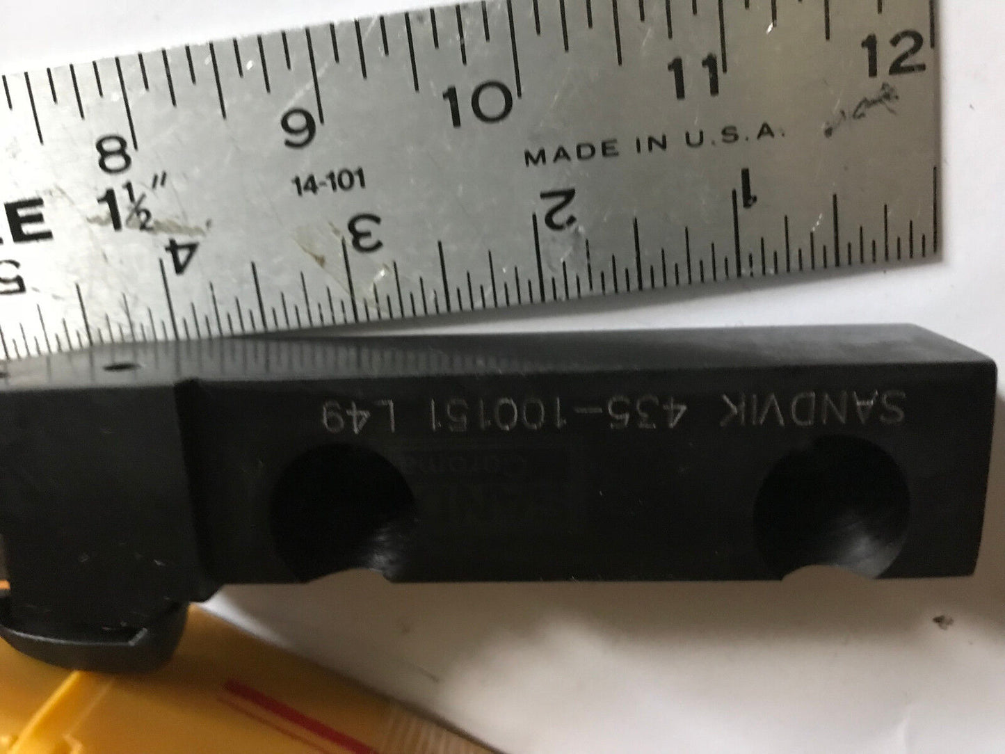 Lot 2 Sandvik Coromant 435-100151 L49 Lathe Tool Holder,Em