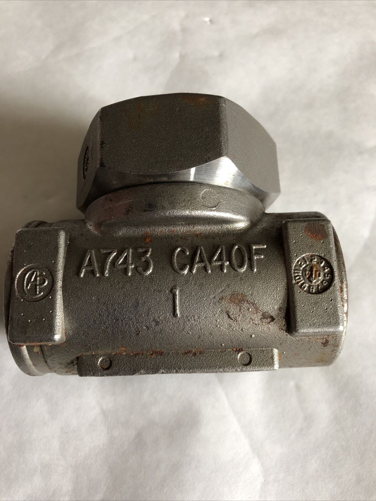 1" Spirax Sarco Tdc Steam Trap Thermo-Dynamic,Spirax Sarco B.M. 70010,1” Tdc,Bt