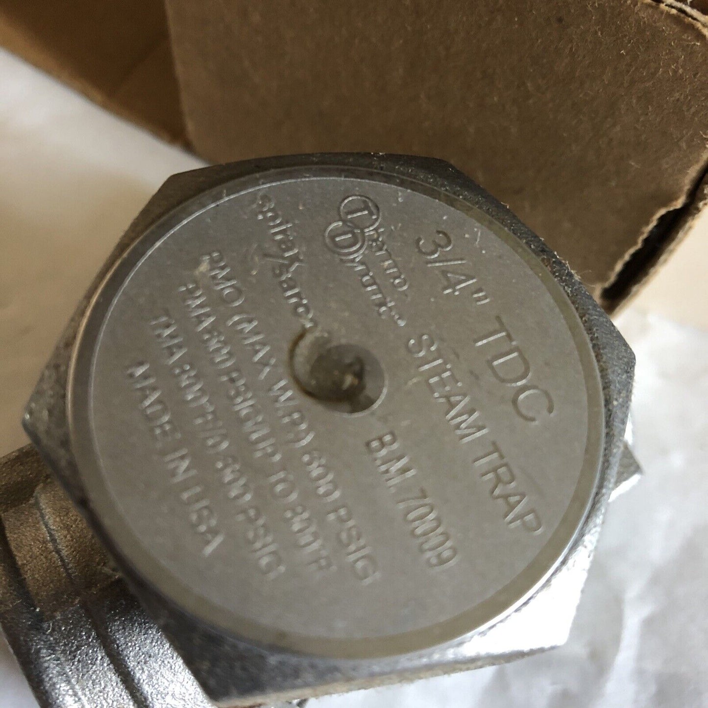 3/4 Npt Spirax Sarco Tdc Thermo-Dynamic Steam Trap,Spirax Sarco B.M. 70009,Fi,Bv