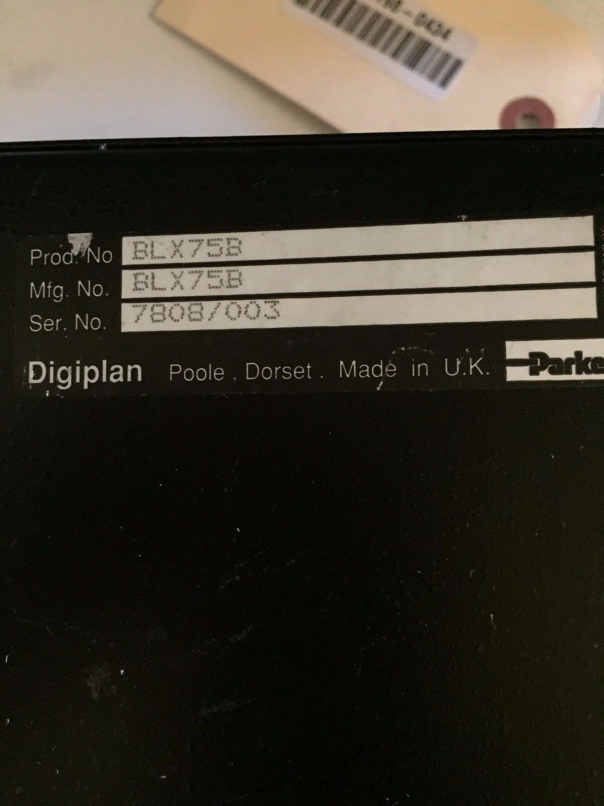 Parker Blx75b Digiplan Brushless Servo System,Parker Blx75,So