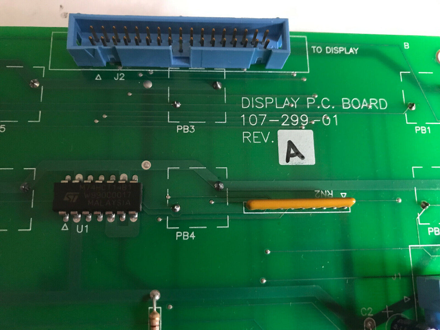 Conair 107-299-01 Rev A Display Pc Board,Sn