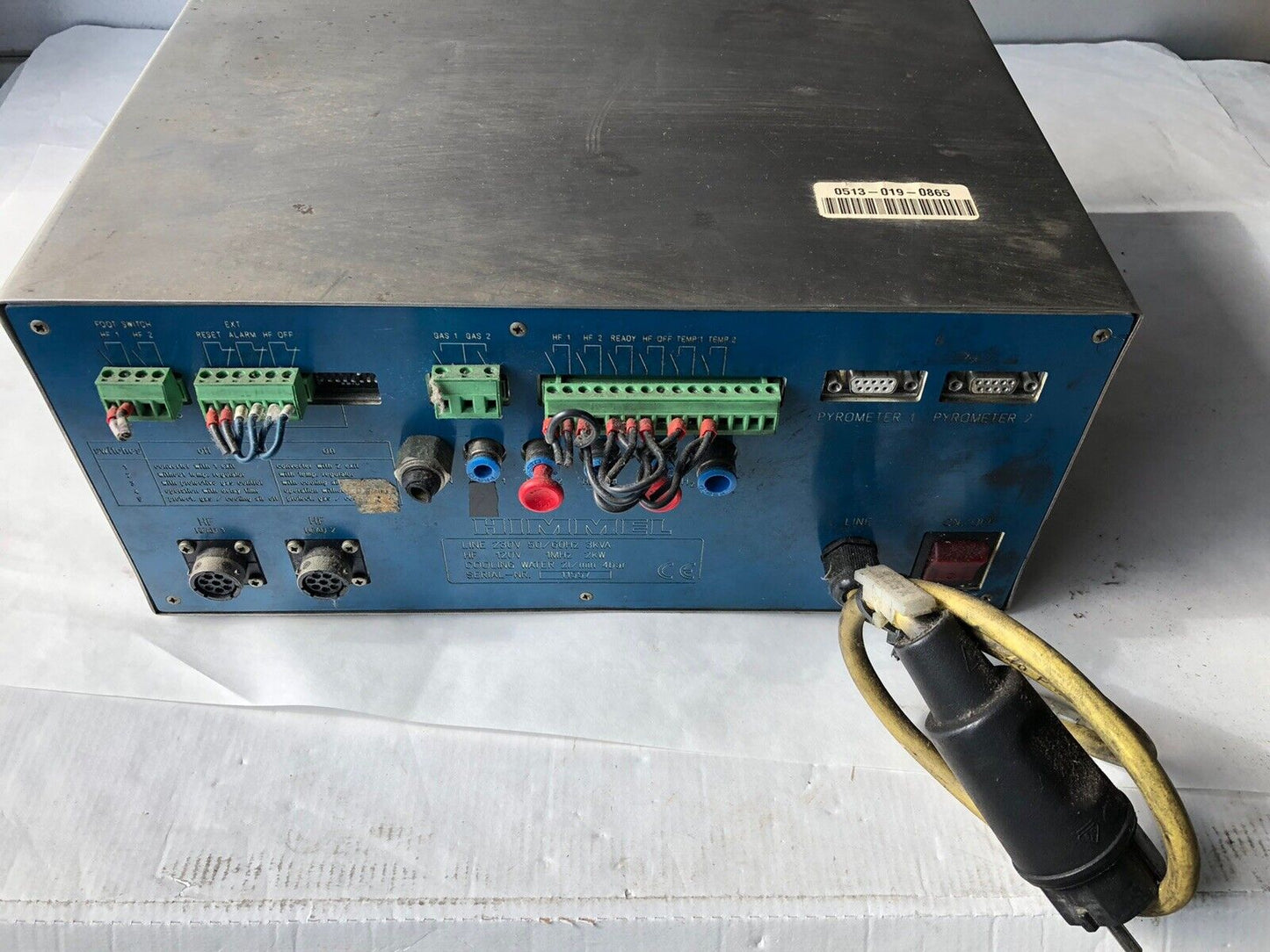 Himmel Hu2000 Temperature Controller,D-72072,230Vac Cooling Water 21/Min Hoch,Ch