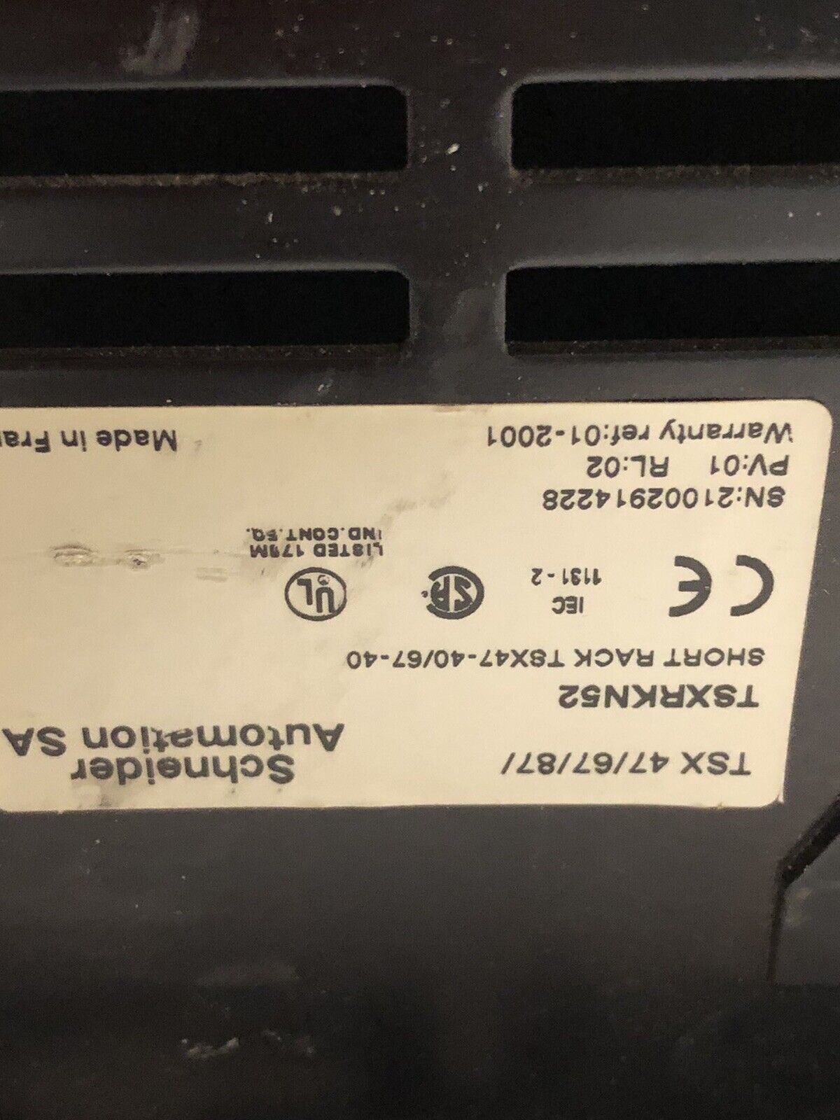 Telemecanique Tsxrkn52,Lx Tsx7,Tsx 47 40,Axm 4 92,Aemsystem,Tsx 47/67/87/,I/O,Tn