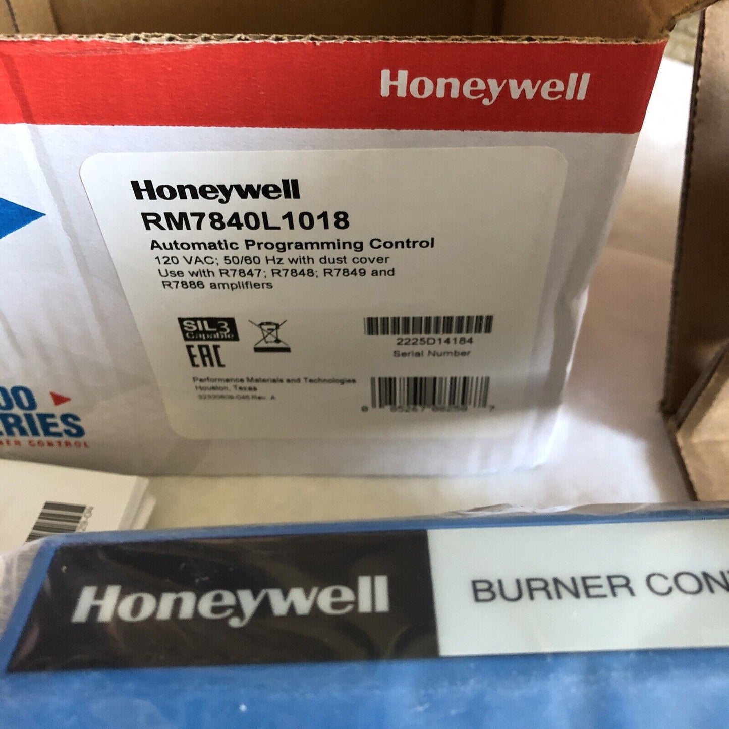 New Honeywell Rm7840 L1018 Burner,Honeywell Rm7840 L 1018,Rm7840l1018,Se,Sf