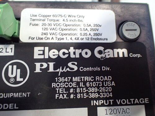 Electro Cam Ps-5104-10-048-C-G-H Programmable Limit Switch, Plus 5000 Room5