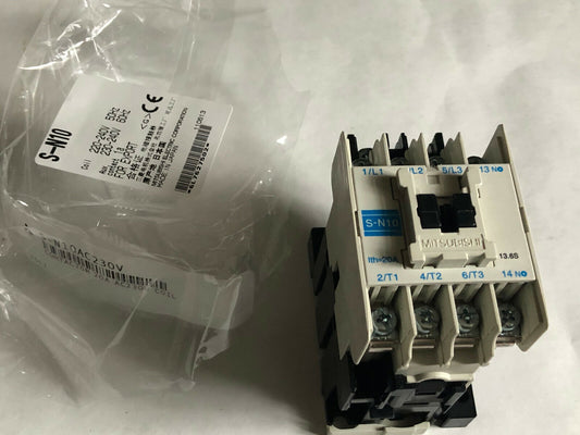 New Mitusbishi Electric S-N10,S-N10ac230v. Magnetic Contactor,20A,220V Coil,Sv